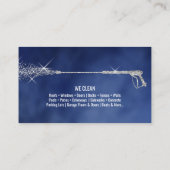 Wasmachine voor professionele druk visitekaartje (Achterkant)