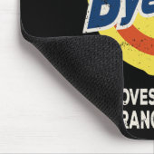 Wasmiddel verwijdert hardnekkige Oranje vlekken an Muismat (Hoek)