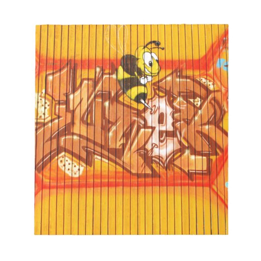 Wasp Graffiti Wall Notitieblok (Voorkant)