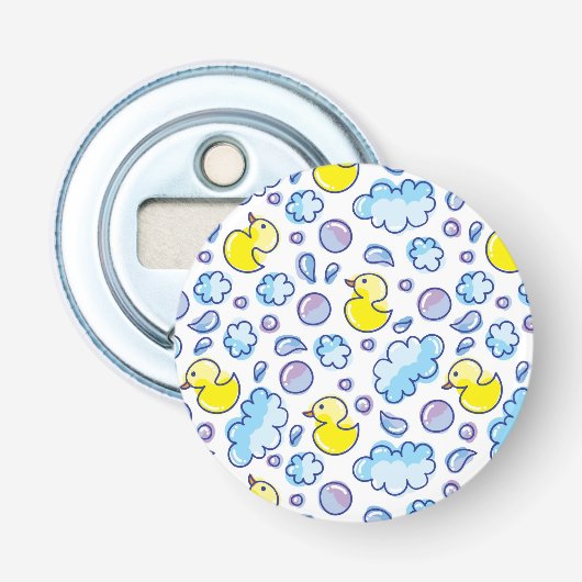 waspatroon button flesopener (Voorkant)