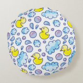 waspatroon rond kussen (Achterkant)