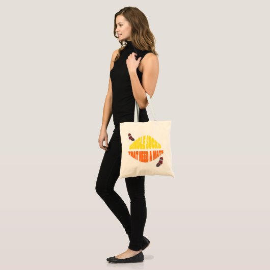 Wasruimte Enkele Sokken Canvas tas (Voorkant (model))