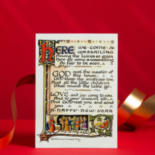 Wassail Feestdagen Kaart