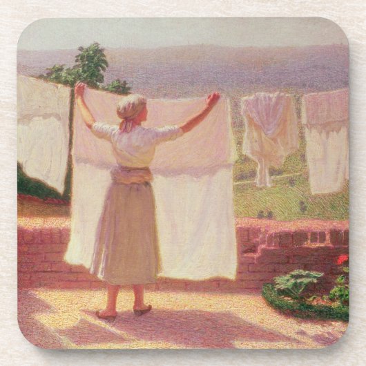 Wassen in de zon onderzetter (Voorkant)