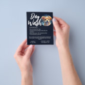 wassen met hondenbezem flyer (Hand)