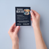 wassen met hondenbezem flyer (Hand)