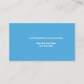 Wasserette Visitekaartje (Achterkant)