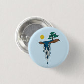Wasserfall Ronde Button 3,2 Cm (Voorkant /achterkant)