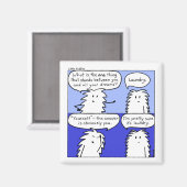 Wasserij Kleine Niddles Comic Magnet Magneet (Voorkant / Achterkant)