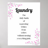 Wasserij Wars De dagelijkse strijd van het scheide Poster (Voorkant)