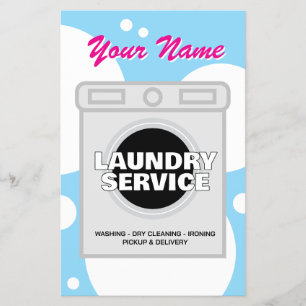 wasserijservice stomerij wasserettebedrijf flyer