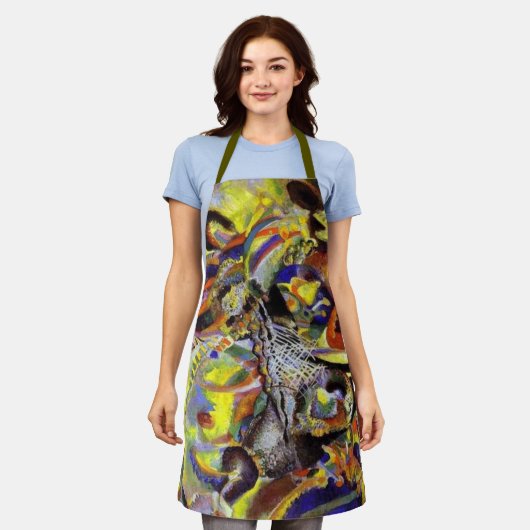 Wassily Kandinsky Abstract Artwork Schort (Gedragen)