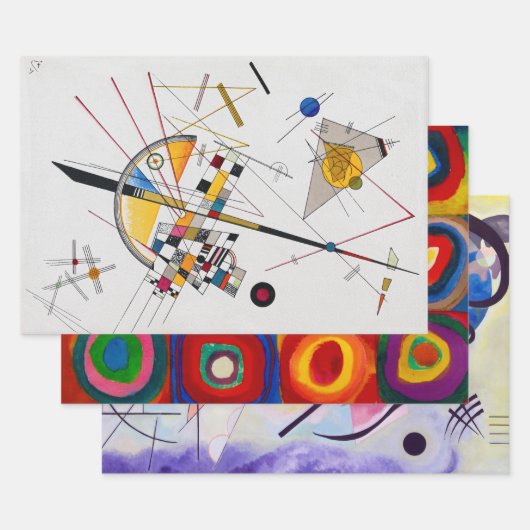 Wassily Kandinsky, Abstract Inpakpapier Vel (Set)
