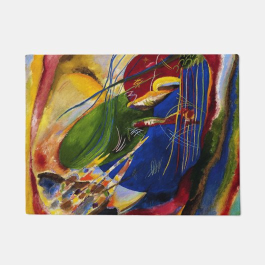 Wassily Kandinsky - Afbeelding met drie spots Deurmat (Voorkant)