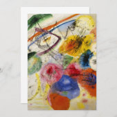Wassily Kandinsky - Black Lines Kaart (Voorkant / Achterkant)