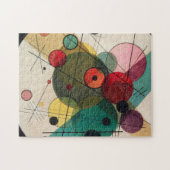Wassily Kandinsky - cirkels in een cirkel Legpuzzel (Horizontaal)