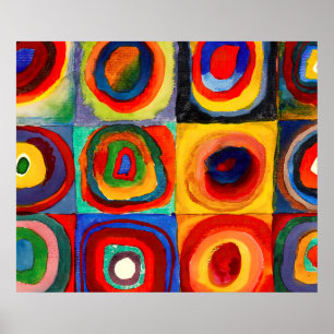 Wassily Kandinsky cirkels Poster