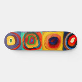 Wassily Kandinsky cirkels Skateboard (Horizontaal)