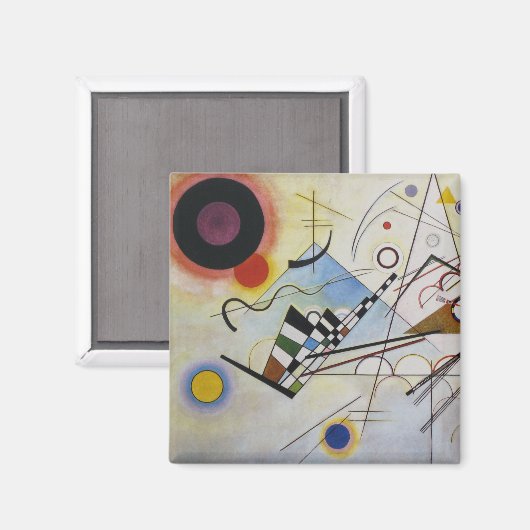 Wassily Kandinsky - Compositie 8 - Functionele kun Magneet (Voorkant / Achterkant)