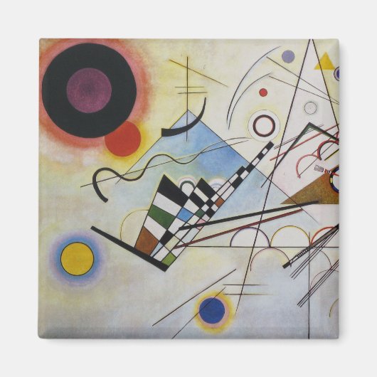 Wassily Kandinsky - Compositie 8 - Functionele kun Magneet (Voorkant)
