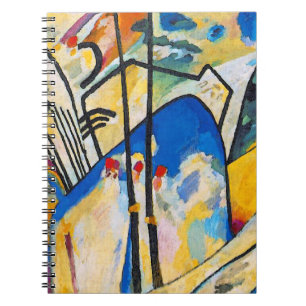 Wassily Kandinsky Compositie Vier - Abstracte kuns Notitieboek