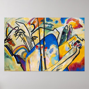 Wassily Kandinsky Compositie Vier - Abstracte Kuns Poster