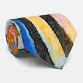 Wassily Kandinsky Compositie Vier - Abstracte kuns Stropdas (Opgerold)