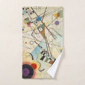 Wassily Kandinsky-Composition IV 1911-Abstrait (Serviette à main)