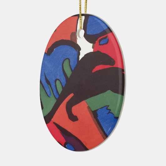 Wassily Kandinsky Franz Marc Blue Rider Painting Keramisch Ornament (Links)
