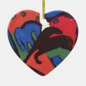 Wassily Kandinsky Franz Marc Blue Rider Painting Keramisch Ornament (Voorkant)