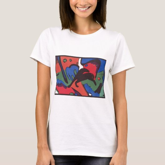 Wassily Kandinsky Franz Marc Blue Rider Painting T-shirt (Voorkant)