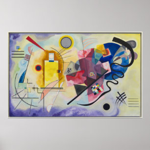 Wassily Kandinsky Geel-Rood-Blauw - 1925 Poster