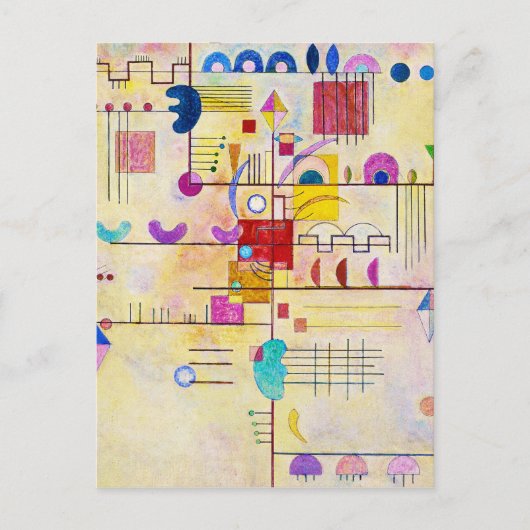 Wassily Kandinsky - Graceful Ascent Briefkaart (Voorkant)