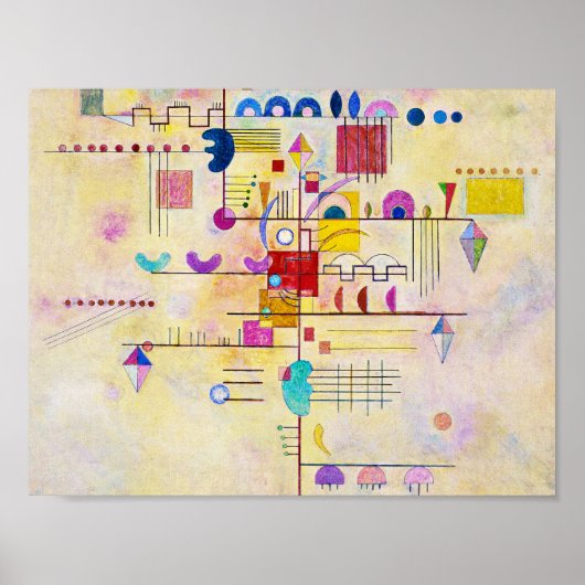 Wassily Kandinsky - Graceful Ascent Poster (Voorkant)