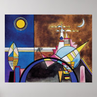 Wassily Kandinsky - Grote poort van Kiev Abstract