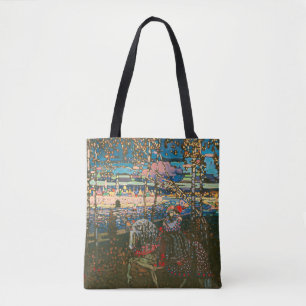 Wassily Kandinsky Het rijdende paar Russische kuns Draagtas