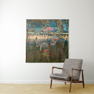 Wassily Kandinsky Het rijdende paar Russische kuns Wandkleed