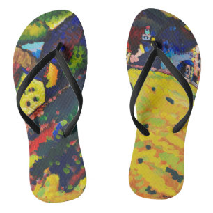 Wassily Kandinsky Houses in Murnau. Expressionisme Teenslippers