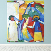 Wassily Kandinsky - Impressie Canvas Afdruk (Insitu (Houten vloer))