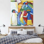 Wassily Kandinsky - Impressie Canvas Afdruk (Insitu (Slaapkamer))