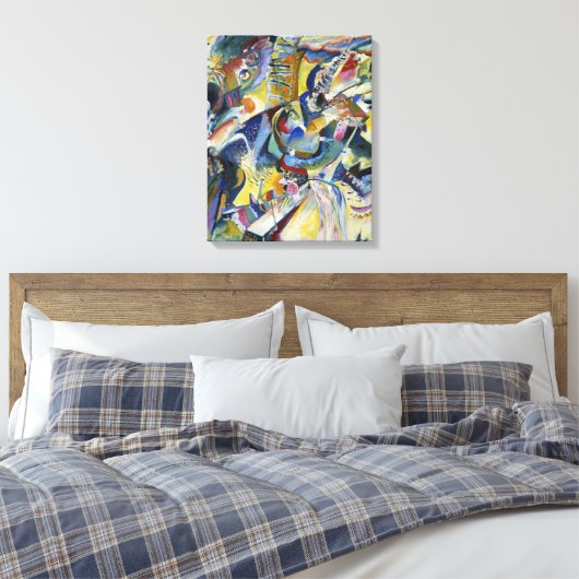 Wassily Kandinsky - Impressie Canvasprint Canvas Afdruk (Insitu (Slaapkamer))