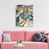 Wassily Kandinsky - Impressie Canvasprint Canvas Afdruk (Insitu (Woonkamer))
