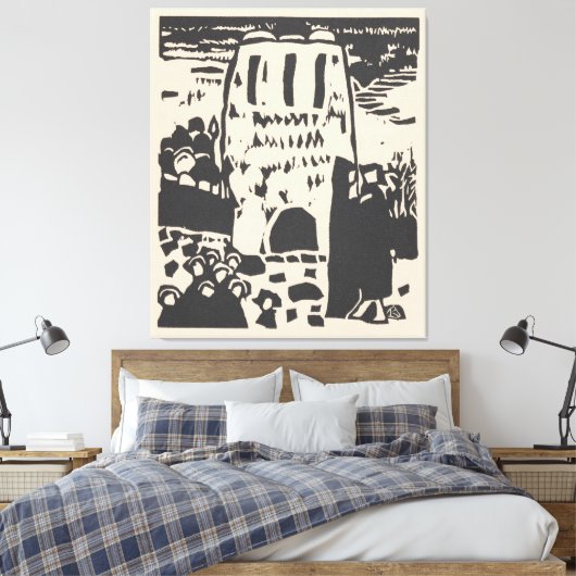 Wassily Kandinsky - Klänge Canvas Afdruk (Insitu (Slaapkamer))