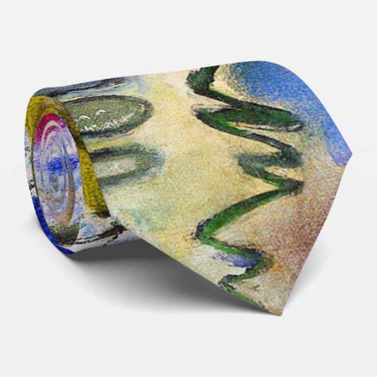 Wassily Kandinsky - Klein plezier Stropdas (Opgerold)