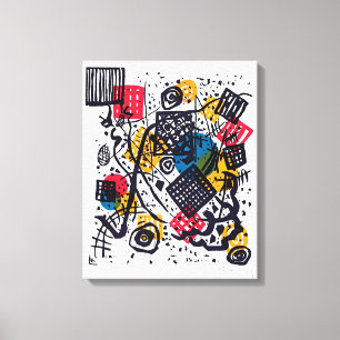 Wassily Kandinsky - Kleine werelden V Abstracte ku Canvas Afdruk