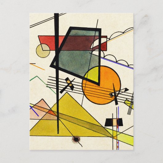 Wassily Kandinsky - Melodisch Briefkaart (Voorkant)