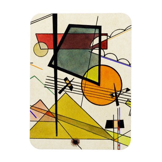 Wassily Kandinsky - Melodisch Magneet (Verticaal)