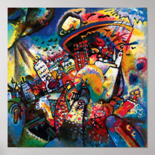 Wassily Kandinsky - Moscow Cityscape Abstract Art Poster