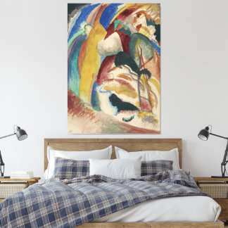 Wassily Kandinsky - Ontwerp voor 'Schilderij met w Canvas Afdruk