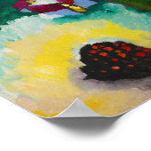 Wassily Kandinsky over het landschap met de Factor Poster (Hoek)